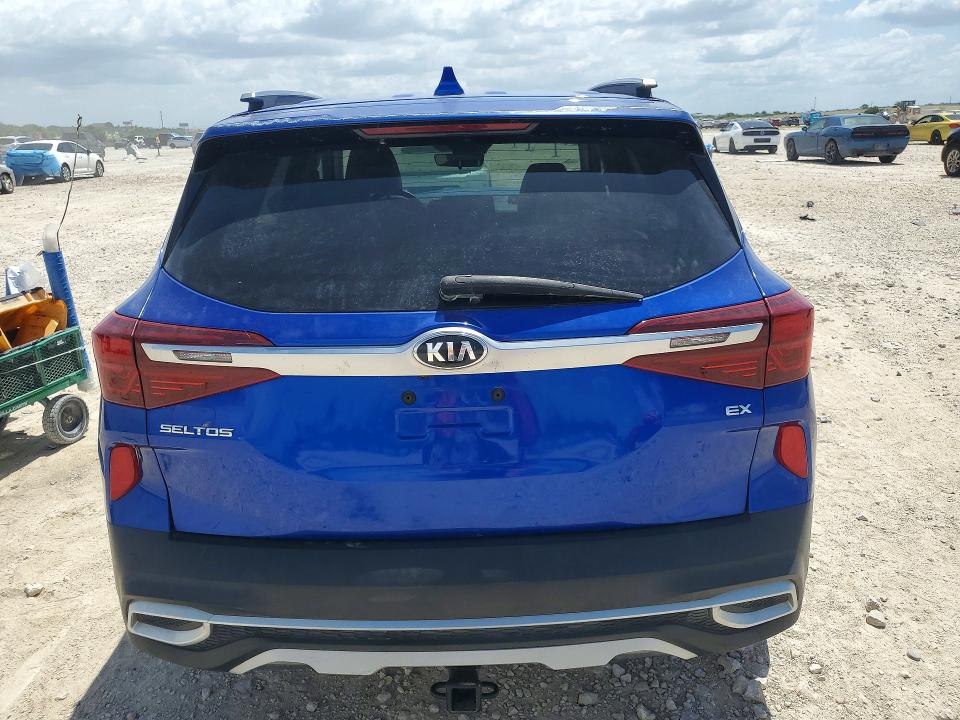 2021 Kia Seltos VIN KNDERCAA1M7130001 COPART salvage auction — FRONT END, Nc - Certificate Of Title (P), sold $4,500 on 2026-07-23 (photo 6)