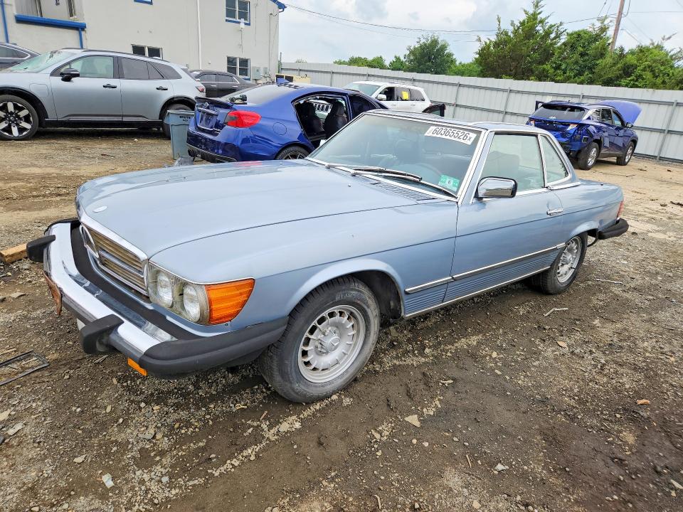 1984 Mercedes-benz Sl-class VIN WDBBA45A6EA005430 COPART salvage auction — MECHANICAL, PA - CERT OF TITLE, sold $6,400 on 2026-07-29 (photo 1)