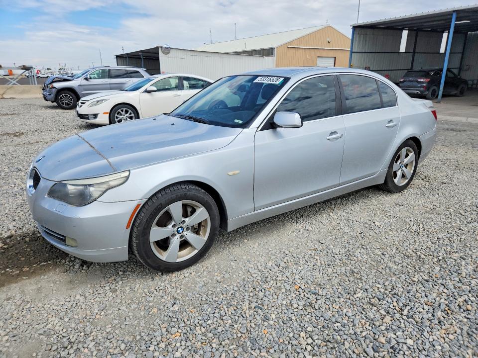 2008 BMW 5 series VIN WBANV13538CZ53703 COPART salvage auction — REAR END, PS, sold $375 on 2026-08-04 (photo 1)