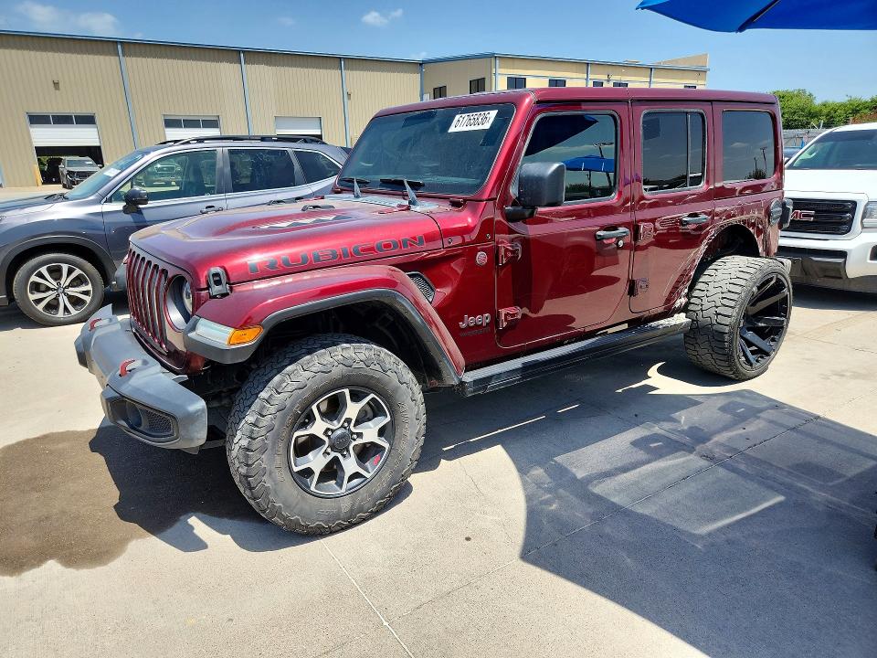 2021 Jeep Wrangler / VIN 1C4HJXFG6MW569077 — COPART salvage auction photo