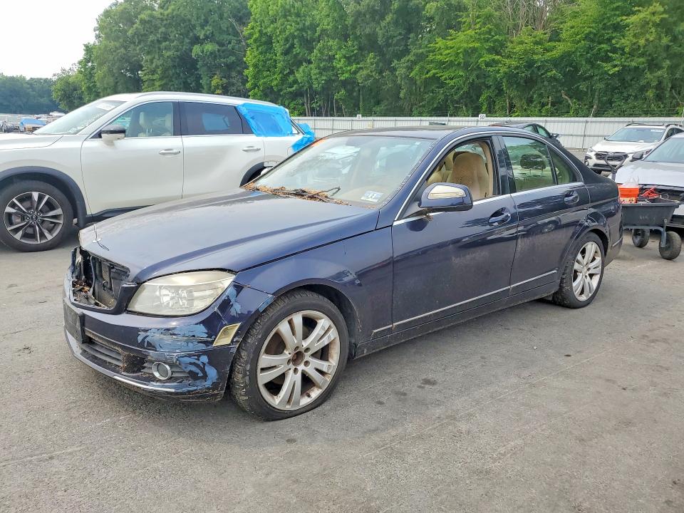 2008 Mercedes-benz C class VIN WDDGF81X78F168157 COPART salvage auction — FRONT END, Nj - Certificate Of Title, sold $300 on 2026-08-04 (photo 1)