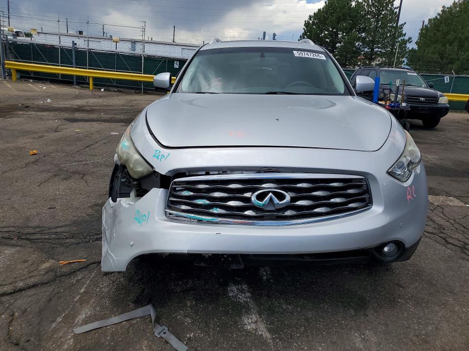 2009 Infiniti Fx35 VIN JNRAS18U79M104423 COPART salvage auction — FRONT END, Co - Salvage Title, sold $275 on 2026-07-21 (photo 5)