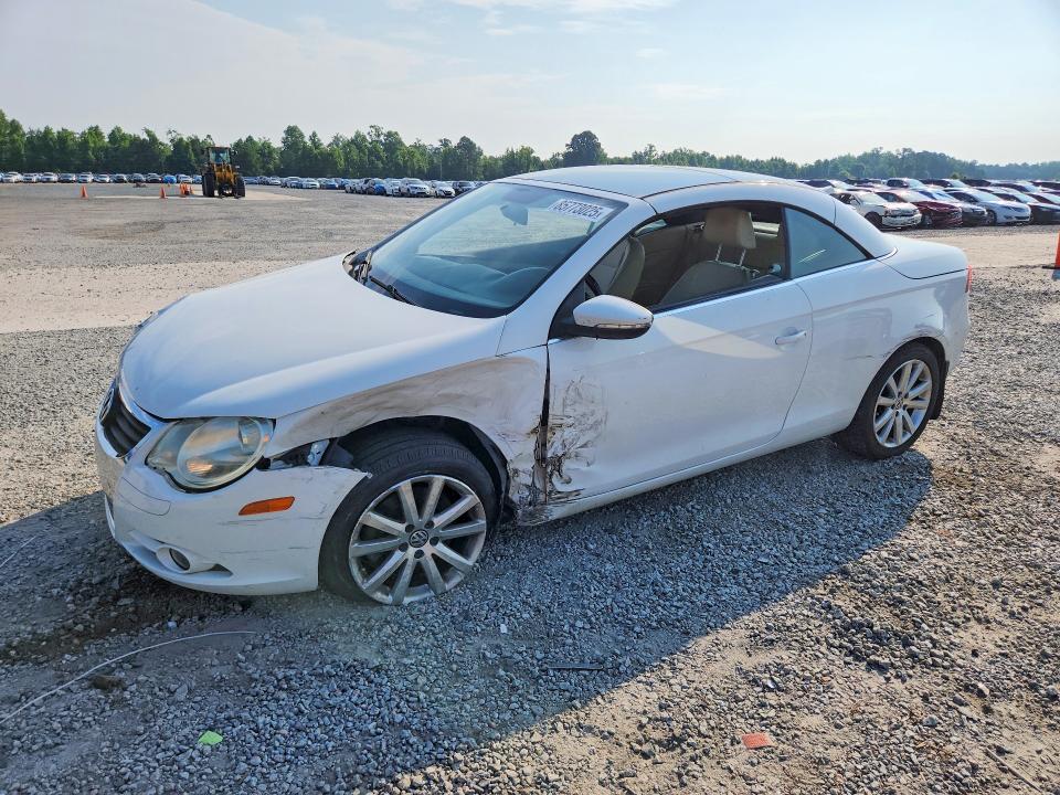 2011 Volkswagen Eos VIN WVWBW7AHXBV005183 COPART salvage auction — FRONT END, Nc - Salvage Certificate Of Title, sold $225 on 2026-08-03 (photo 1)