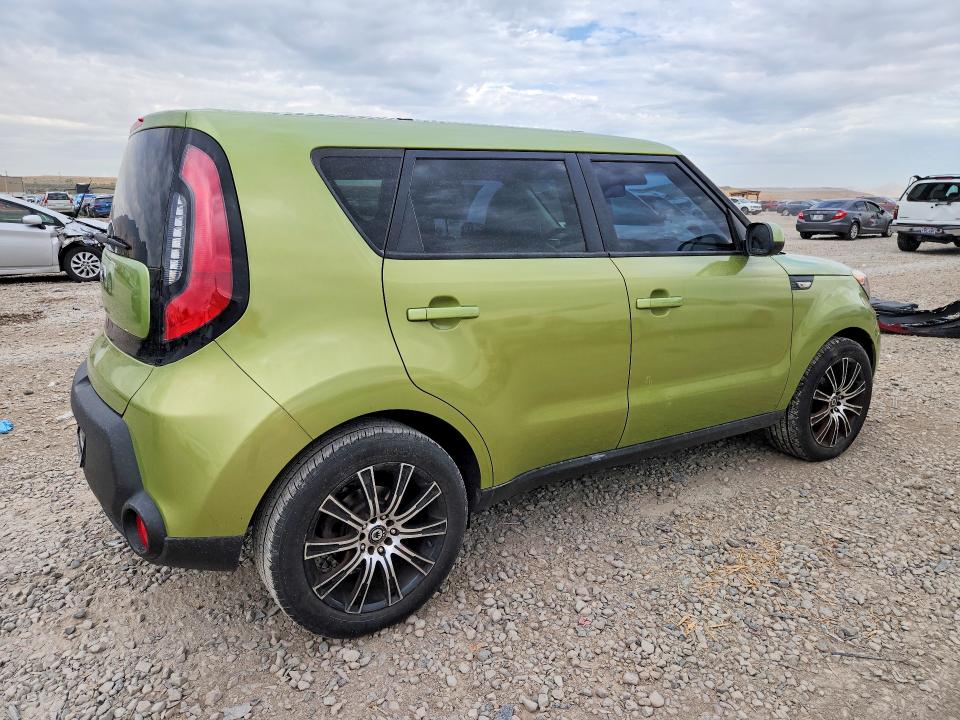 2014 Kia Soul VIN KNDJN2A25E7708583 COPART salvage auction — MINOR DENT/SCRATCHES, Ut - Certificate Of Title (P), sold $825 on 2026-07-31 (photo 3)