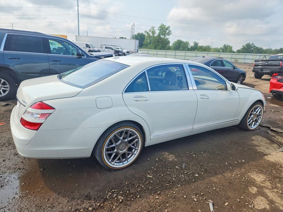 2008 Mercedes-benz S class VIN WDDNG86X68A194033 COPART salvage auction — FRONT END, Mi - Certificate Of Title, sold $1,350 on 2026-08-04 (photo 3)