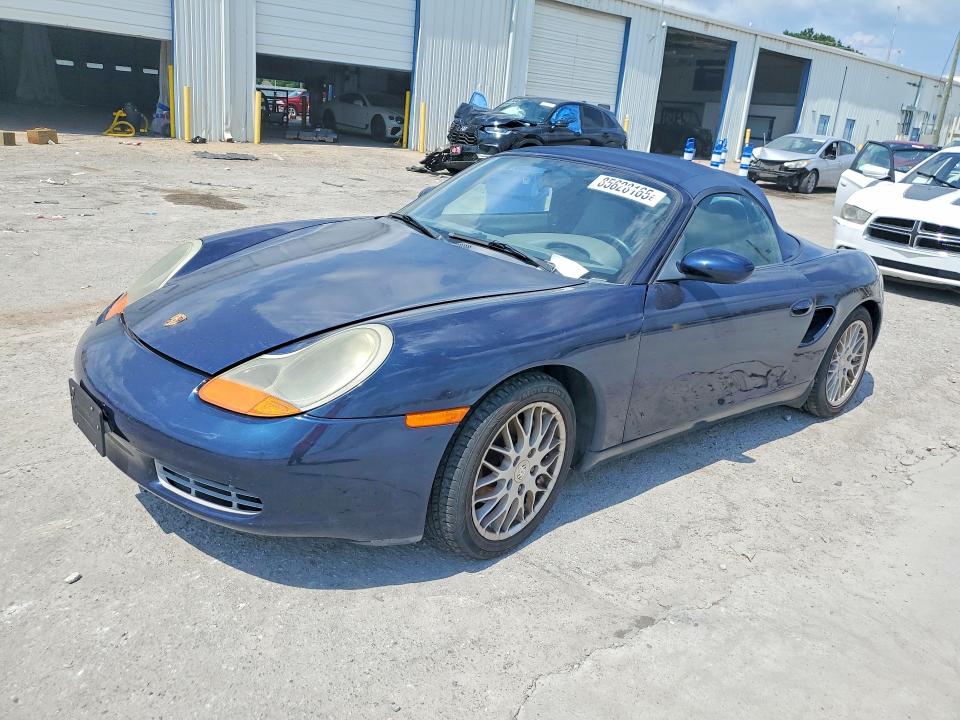 2000 Porsche Boxster VIN WP0CA2987YU627958 COPART salvage auction — WATER/FLOOD, AL - CERT OF TITLE-SALVAGE TITLE, sold $1,100 on 2026-08-13 (photo 1)