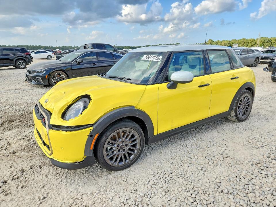 2025 Mini Cooper VIN WMW53GD07S2X13854 COPART salvage auction — FRONT END, NV - SALVAGE TITLE, sold $8,000 on 2026-07-31 (photo 1)