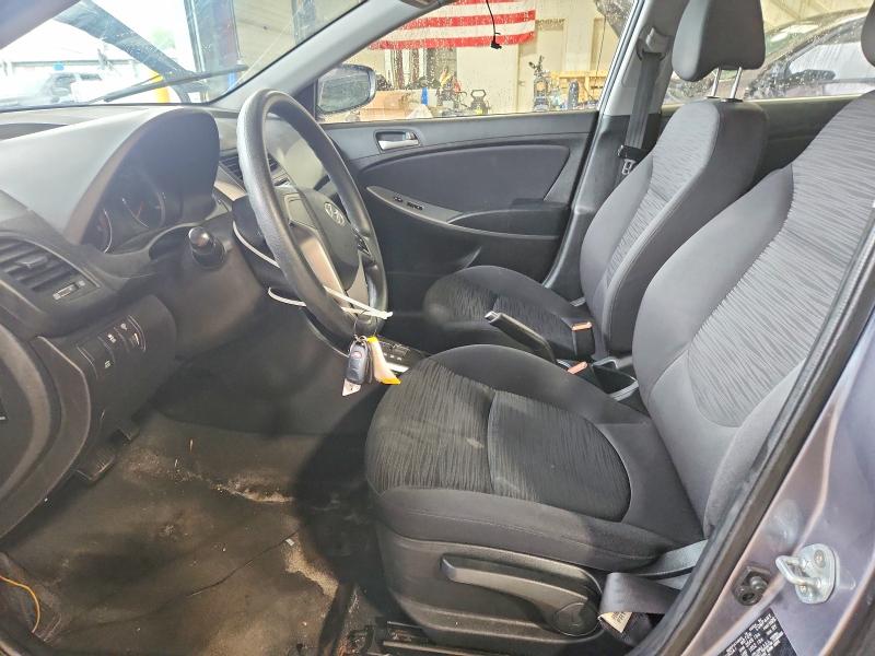 2017 Hyundai Accent VIN KMHCT5AE8HU326107 COPART salvage auction — FRONT END, ST, sold $700 on 2026-07-14 (photo 7)