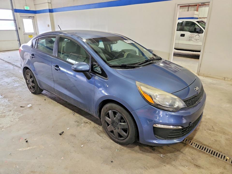 2016 Kia Rio VIN KNADM4A37G6604980 COPART salvage auction — FRONT END, Va - Certificate Of Title, sold $500 on 2026-07-17 (photo 4)