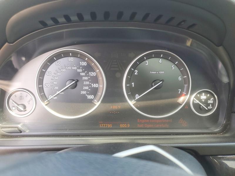 2011 BMW 5 series VIN WBAFR1C57BC741239 COPART salvage auction — FRONT END, Sc - Dealer Only Salvage Title, sold $350 on 2026-08-03 (photo 9)
