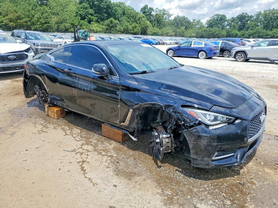 2017 Infiniti Q60 VIN JN1EV7EK9HM360899 COPART salvage auction — FRONT END, CT, sold $250 on 2026-07-23 (photo 4)