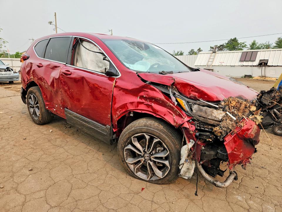2022 Honda Crv VIN 7FARW2H82NE047085 COPART salvage auction — BURN, Ct - Cert Of Title-Salvage, sold $2,000 on 2026-07-31 (photo 4)