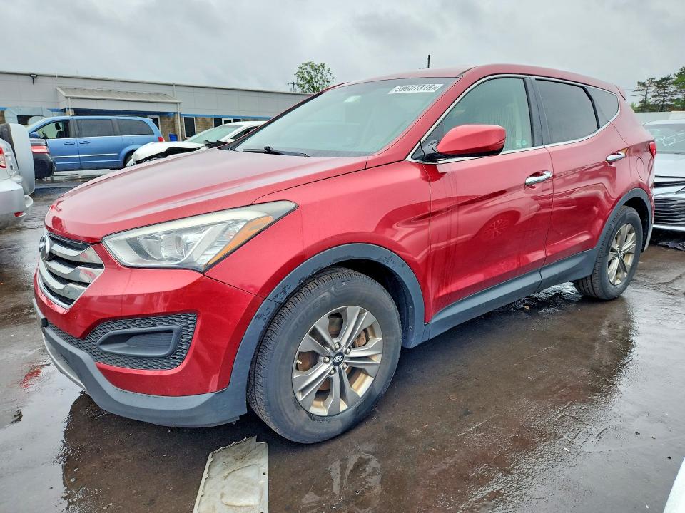 2015 Hyundai Santa fe VIN 5XYZTDLB5FG280262 COPART salvage auction — MINOR DENT/SCRATCHES, CT, sold $925 on 2026-07-17 (photo 1)