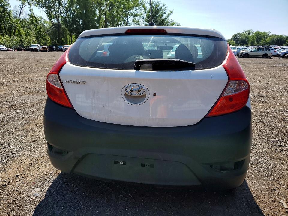 2017 Hyundai Accent VIN KMHCT5AE4HU310941 COPART salvage auction — REAR END, NJ - CERTIFICATE OF TITLE, sold $450 on 2026-07-28 (photo 6)