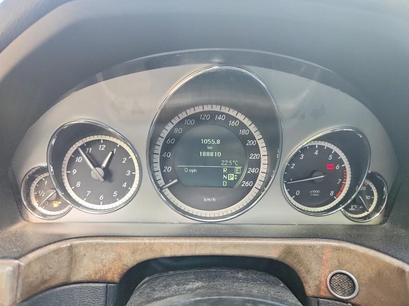 2011 Mercedes-benz E-class VIN WDDHF8HB7BA380995 COPART salvage auction — REAR END, On - Permit Salvage, sold $900 on 2026-07-14 (photo 9)