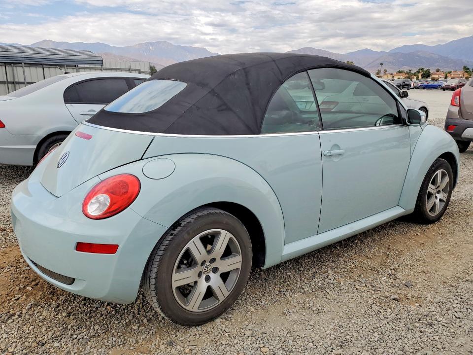 2006 Volk Beetle VIN 3VWRG31Y06M333861 COPART salvage auction — MECHANICAL, CA - DIS/DLR/EXP ONLY CLEAN TITLE, sold $900 on 2026-07-29 (photo 3)