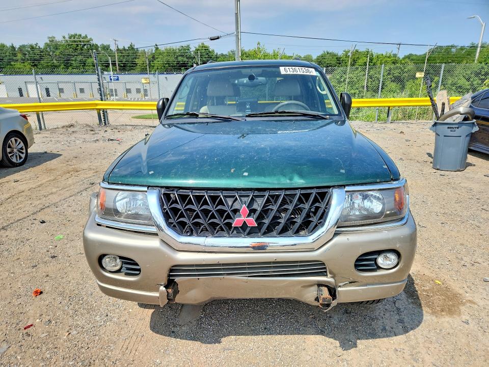 2001 Mitsubishi Montero VIN JA4MT31HX1P031550 COPART salvage auction — UNDERCARRIAGE, Md - Cert Of Salvage > 75% Damage, sold $300 on 2026-07-28 (photo 5)