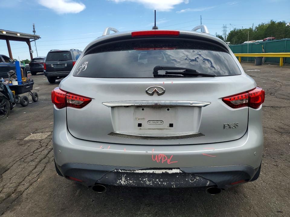 2009 Infiniti Fx35 VIN JNRAS18U79M104423 COPART salvage auction — FRONT END, Co - Salvage Title, sold $275 on 2026-07-21 (photo 6)