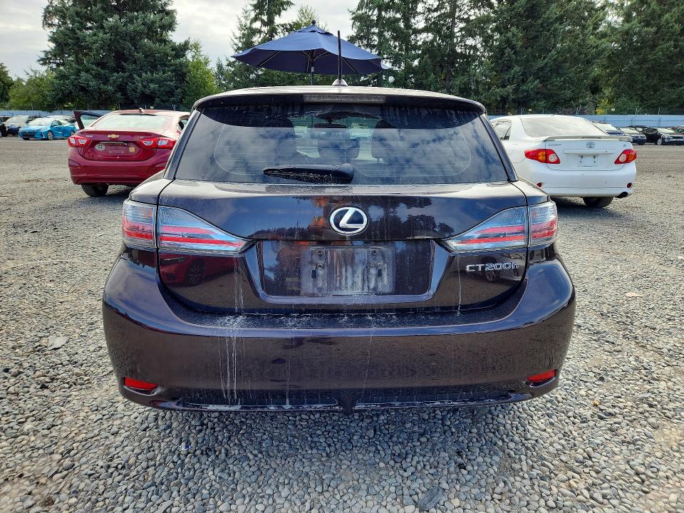 2012 Lexus Ct 200 VIN JTHKD5BH1C2059319 COPART salvage auction — FRONT END, Wa - Bill Of Sale, sold $1,650 on 2026-07-31 (photo 6)