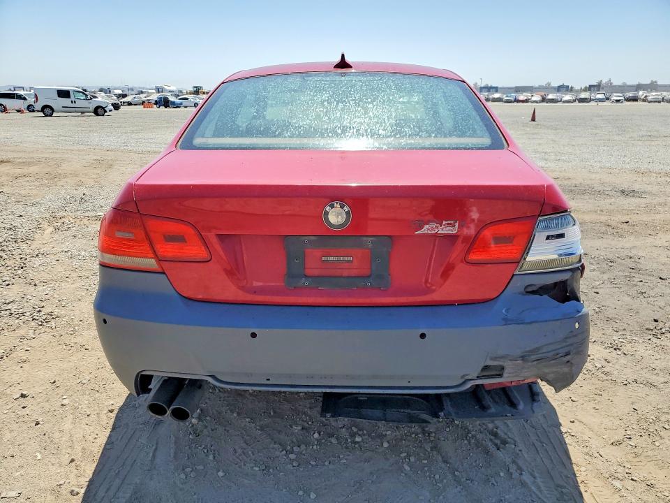 2008 BMW 3 series VIN WBAWV13548P120229 COPART salvage auction — REAR END, Ca - Salvage Certificate, sold $875 on 2026-07-31 (photo 6)