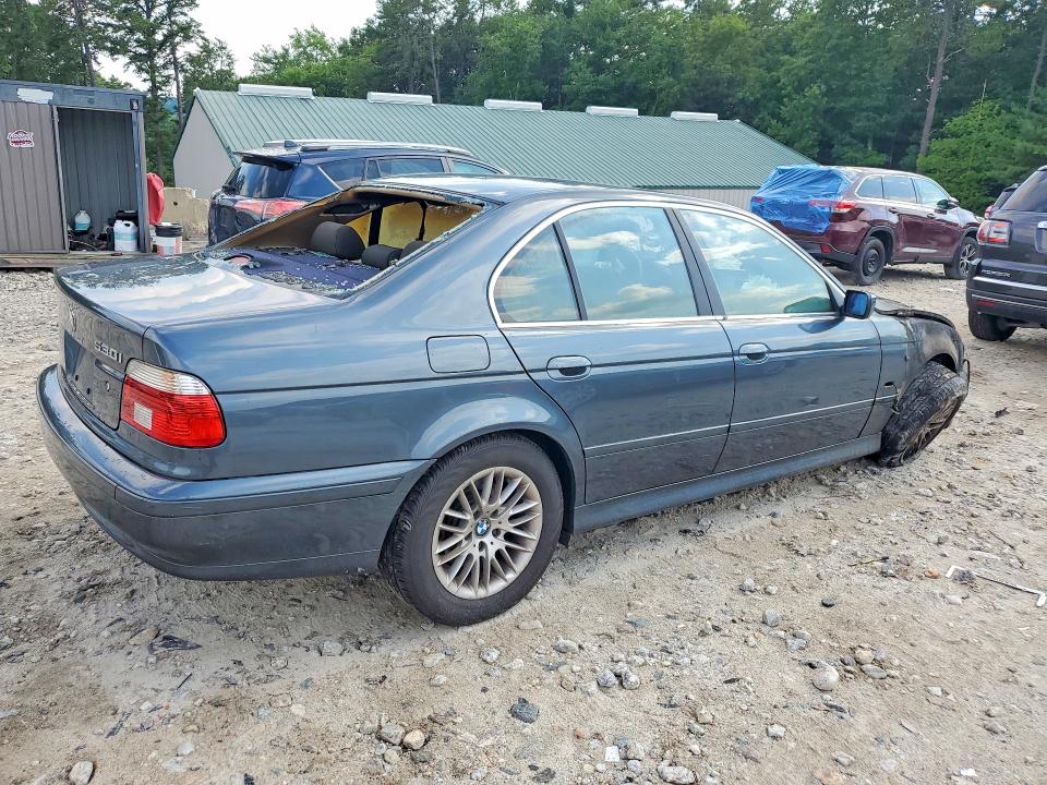 2001 BMW 5 series VIN WBADT53491CE91852 COPART salvage auction — BURN, Ma - Cert Of Title-Reconstrctd Coll, sold $175 on 2026-08-05 (photo 3)