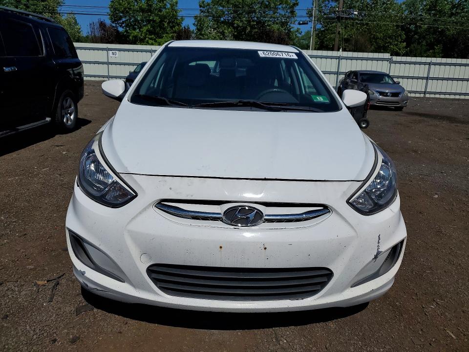 2017 Hyundai Accent VIN KMHCT5AE4HU310941 COPART salvage auction — REAR END, NJ - CERTIFICATE OF TITLE, sold $450 on 2026-07-28 (photo 5)
