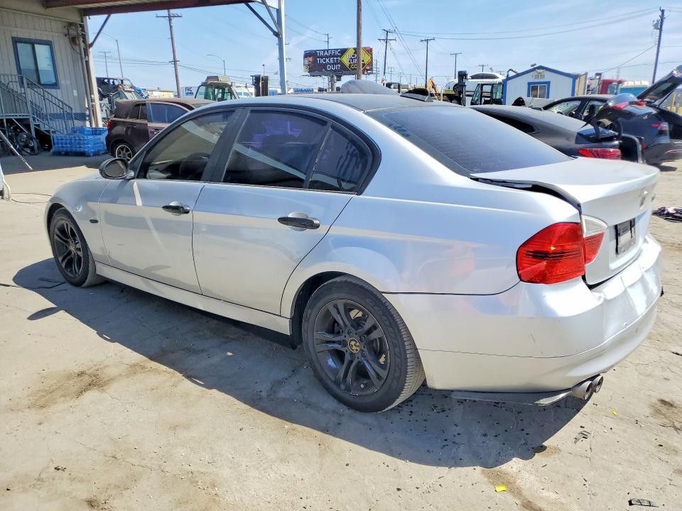 2008 BMW 3 series VIN WBAVC57588NK77096 COPART salvage auction — REAR END, Ca - Salvage Certificate, sold $525 on 2026-08-03 (photo 2)