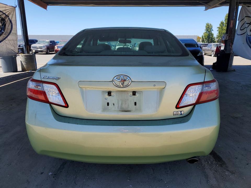 2007 Toyota Camry VIN JTNBB46KX73037919 COPART salvage auction — REAR END, Ca - Salvage Certificate, sold $525 on 2026-07-23 (photo 6)