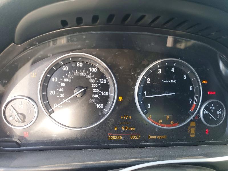 2011 BMW 5 series VIN WBAFR9C52BC758383 COPART salvage auction — MINOR DENT/SCRATCHES, DV, sold $1,250 on 2026-08-04 (photo 9)