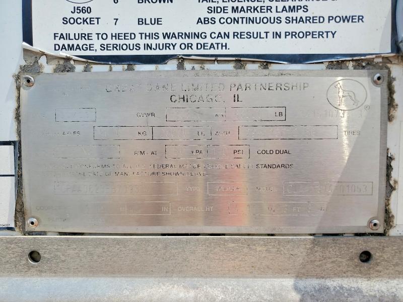 2014 Great dane trai Dry van VIN 1GRAA0623EB709324 COPART salvage auction — REAR END, CT, sold $325 on 2026-08-18 (photo 9)