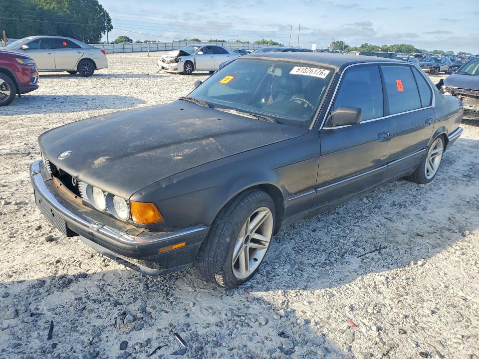 1988 BMW 7 series VIN WBAGC831XJ2767947 COPART salvage auction — MECHANICAL, Ga - Certificate Of Title, sold $975 on 2026-07-27 (photo 1)