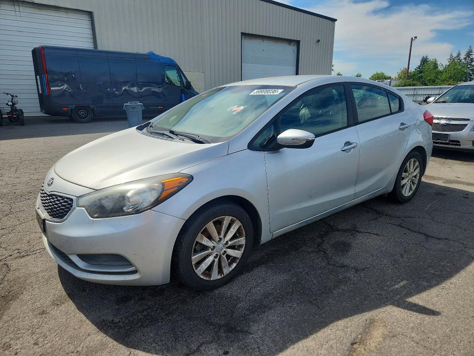 2015 Kia Forte VIN KNAFX4A64F5280238 COPART salvage auction — MECHANICAL, Or - Certificate Of Title, sold $725 on 2026-07-20 (photo 1)