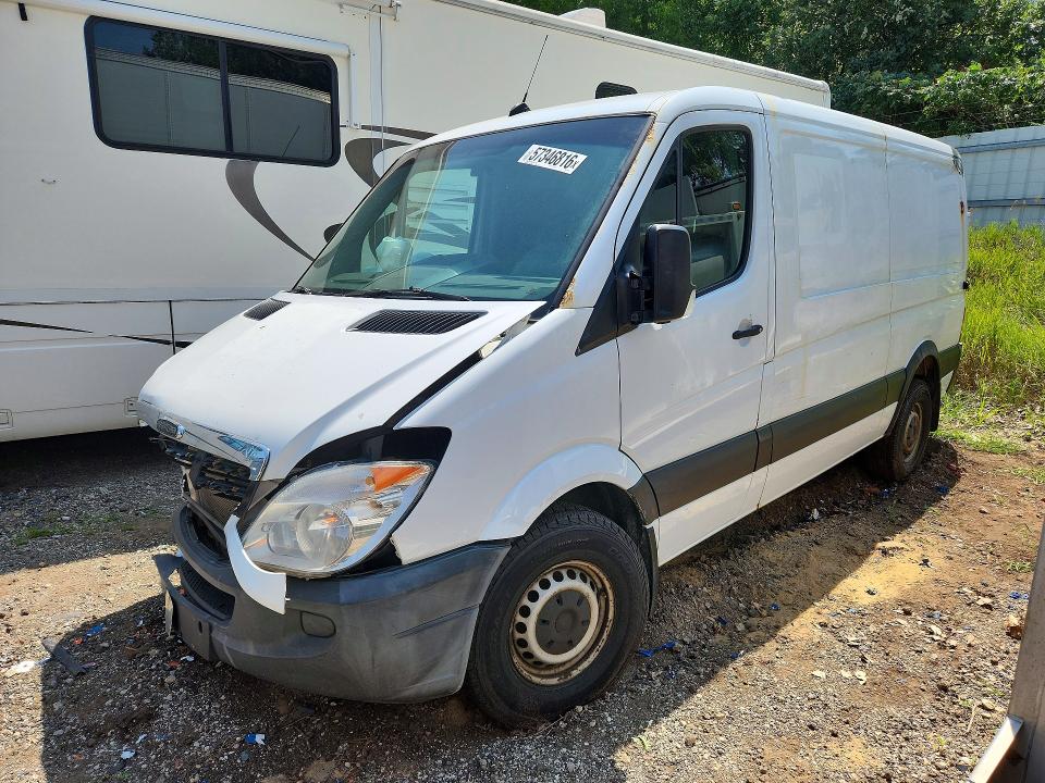 2013 Freightliner Sprinter 2500 VIN WDYPE7CC8D5801996 COPART salvage auction — FRONT END, MI - CERT OF TITLE-SALVAGE VEHICLE, sold $2,250 on 2026-08-05 (photo 1)