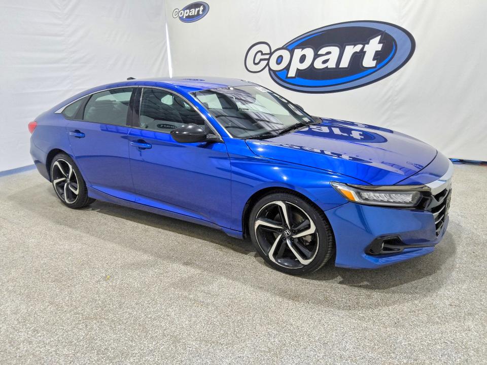 2021 Honda Accord VIN 1HGCV1F31MA118727 COPART salvage auction — MECHANICAL, Ca - Certificate Of Title, sold $5,000 on 2026-08-03 (photo 4)