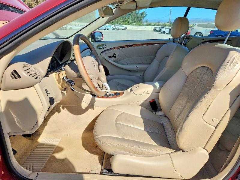 2004 Mercedes-benz Clk-class VIN WDBTK75G14T005040 COPART salvage auction — MINOR DENT/SCRATCHES, Ca - Dis/Dlr/Exp Only Clean Title, sold $375 on 2026-07-31 (photo 7)
