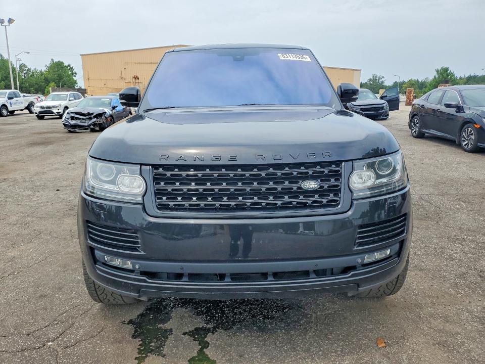 2014 Land rover Rangerover VIN SALGV3TF4EA194737 COPART salvage auction — BURN, Sc - Cert Of Title-Salvage, sold $9,600 on 2026-07-31 (photo 5)