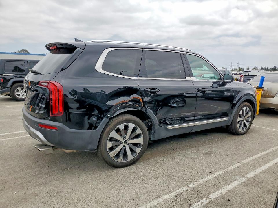 2021 Kia Telluride VIN 5XYP34HC2MG184272 COPART salvage auction — REAR END, LQ, sold $8,100 on 2026-07-28 (photo 3)