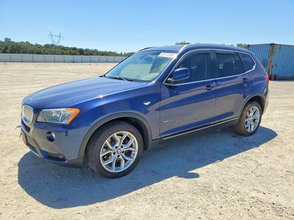 2011 BMW X3 VIN 5UXWX7C57BL733930 COPART salvage auction — MECHANICAL, Ca - Dis/Dlr/Exp Only Clean Title, sold $875 on 2026-07-31 (photo 1)