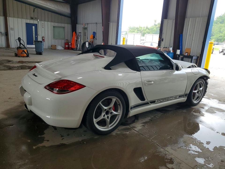 2011 Porsche Boxster VIN WP0CB2A83BS745730 COPART salvage auction — FRONT END, Pa - Certificate Of Salvage, sold $12,800 on 2026-07-15 (photo 3)