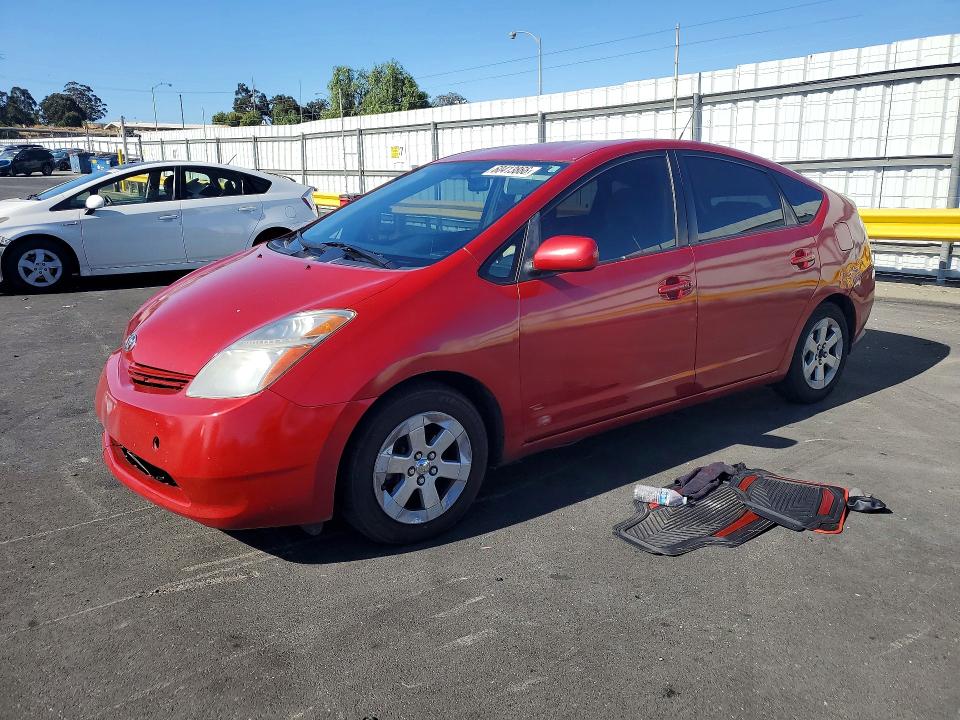 2007 Toyota Prius VIN JTDKB20U573239666 COPART salvage auction — FRONT END, Ca - Salvage Certificate, sold $525 on 2026-07-20 (photo 1)