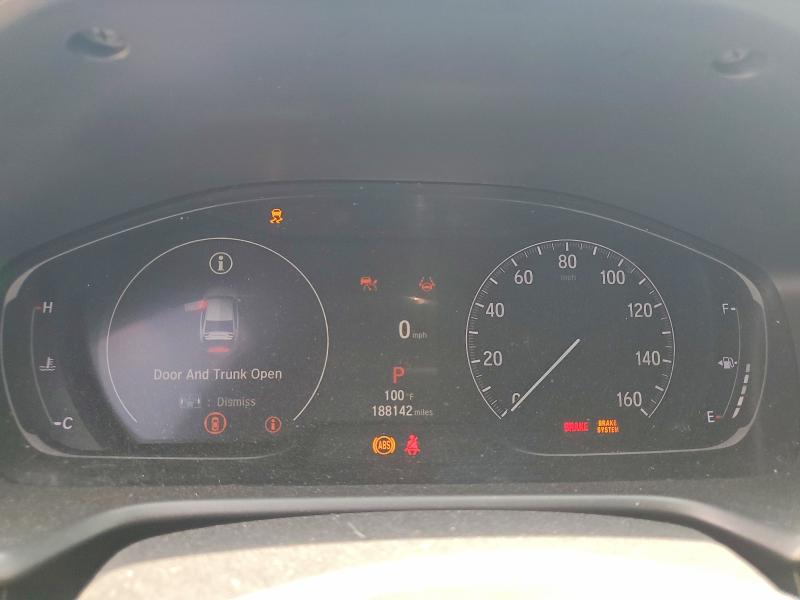 2021 Honda Accord VIN 1HGCV1F36MA074031 COPART salvage auction — SIDE, FL - CERTIFICATE OF TITLE, sold $4,800 on 2026-07-20 (photo 9)