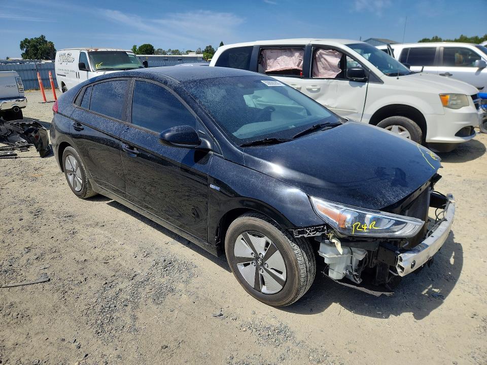 2019 Hyundai Ioniq VIN KMHC65LC7KU179868 COPART salvage auction — FRONT END, Ca - Salvage Certificate, sold $800 on 2026-07-14 (photo 4)
