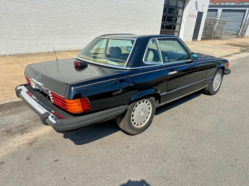 1986 Mercedes-benz Sl-class VIN WDBBA4BD7GA039241 COPART salvage auction — MINOR DENT/SCRATCHES, Va - Certificate Of Title (P), sold $4,200 on 2026-07-26 (photo 4)