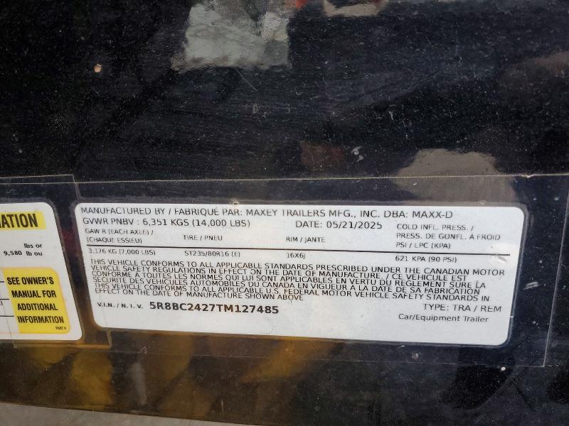 2026 Maxx d Unknown VIN 5R8BC2427TM127485 COPART salvage auction — MINOR DENT/SCRATCHES, TN - DIS/DLR/EXP ONLY CLEAN TITLE (P), sold $12,000 on 2026-07-23 (photo 9)