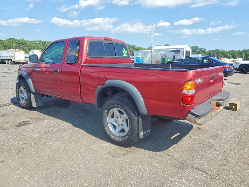2004 Toyota Tacoma VIN 5TEWM72N84Z374393 COPART salvage auction — FRONT END, Nj - Cert Of Title-Salvage, sold $2,250 on 2026-07-28 (photo 2)