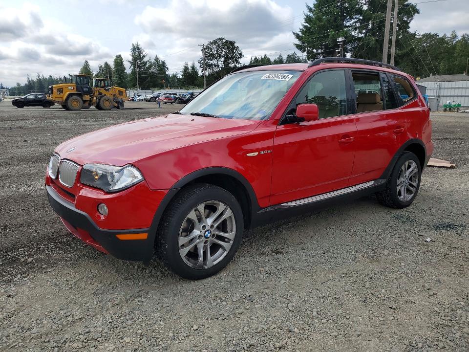 2008 BMW X3 VIN WBXPC93488WJ20889 COPART salvage auction — ALL OVER, CT, sold $200 on 2026-08-04 (photo 1)