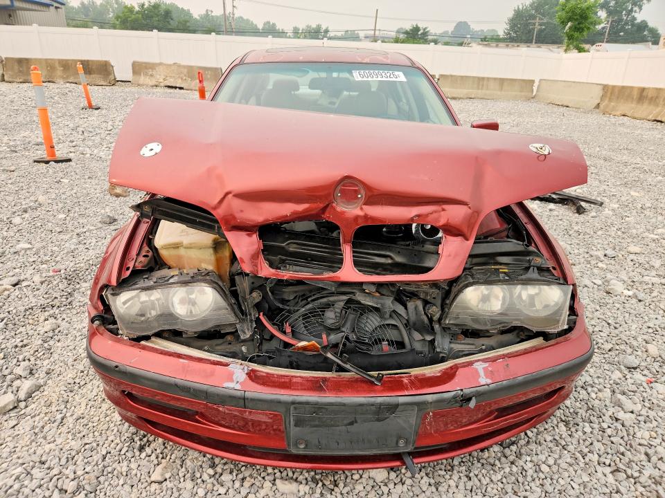 2000 BMW 3 series VIN WBAAM3345YFP72556 COPART salvage auction — FRONT END, OH - CERT OF TITLE-SALVAGE, sold $300 on 2026-08-21 (photo 5)