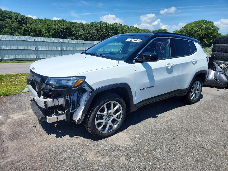 2025 Jeep Compass VIN 3C4NJDCN7ST513110 COPART salvage auction — FRONT END, Fl - Certificate Of Title, sold $11,600 on 2026-07-22 (photo 1)
