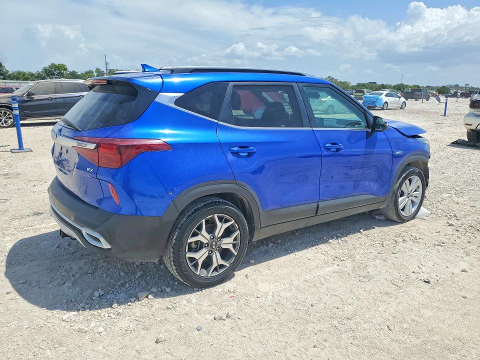 2021 Kia Seltos VIN KNDERCAA1M7130001 COPART salvage auction — FRONT END, Nc - Certificate Of Title (P), sold $4,500 on 2026-07-23 (photo 3)