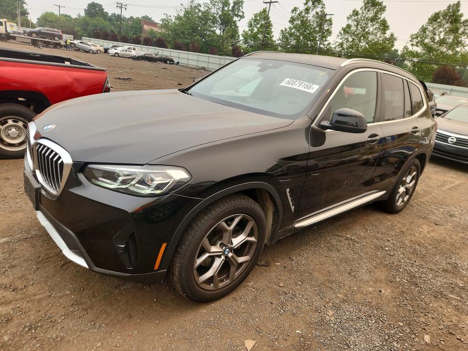 2024 BMW X3 VIN 5UX53DP03R9U16609 — COPART salvage auction photo